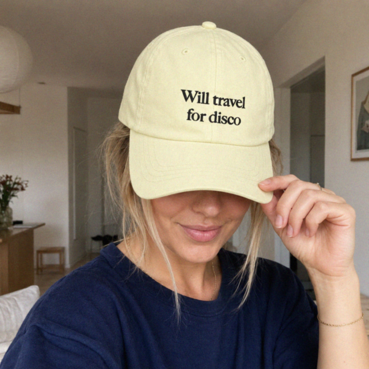 Will travel for disco - Pastel Cap