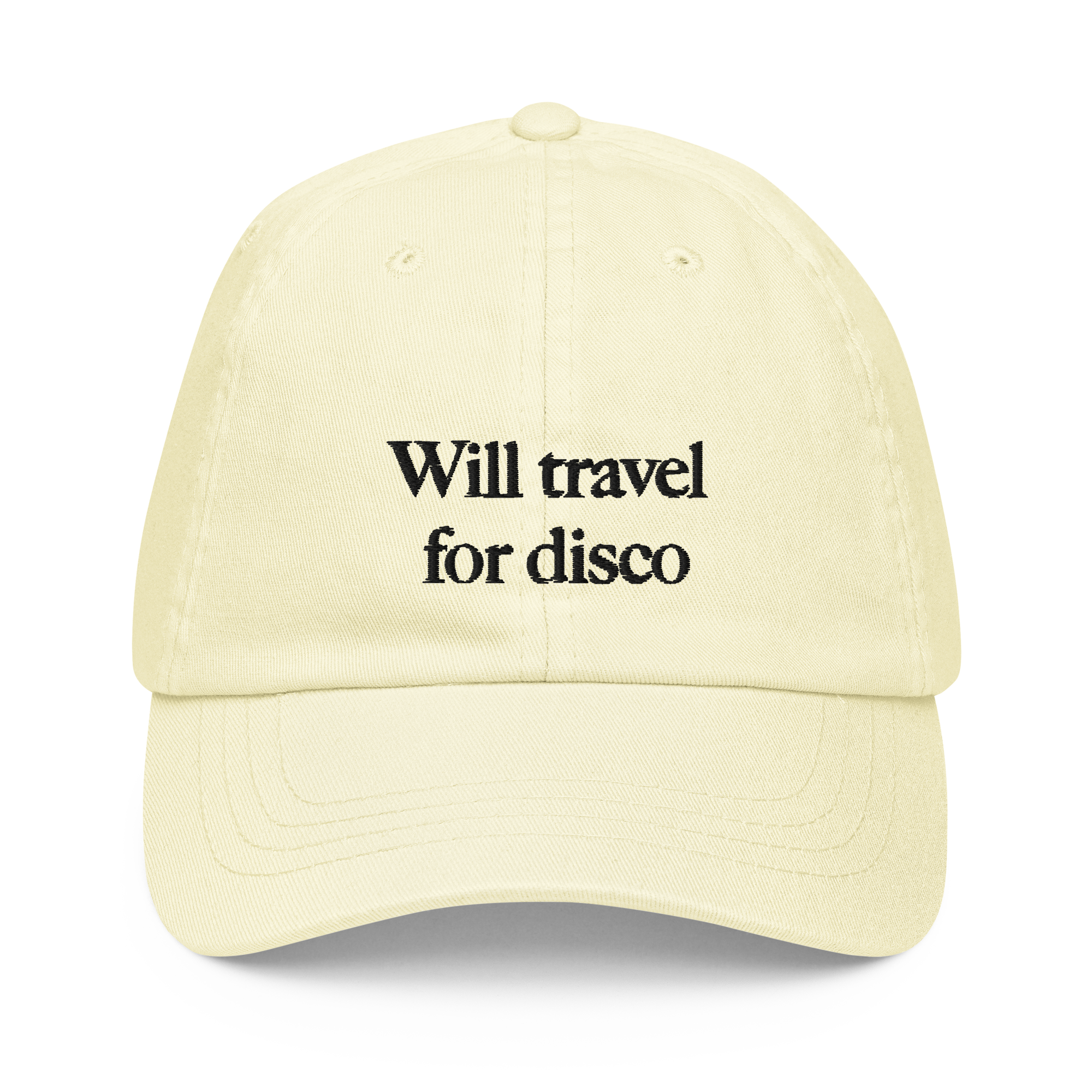 Will travel for disco - Pastel Cap