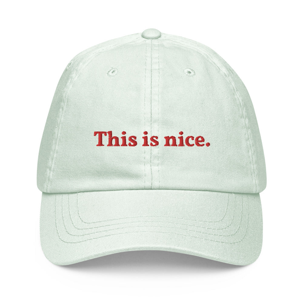 This is nice - Pastel cap