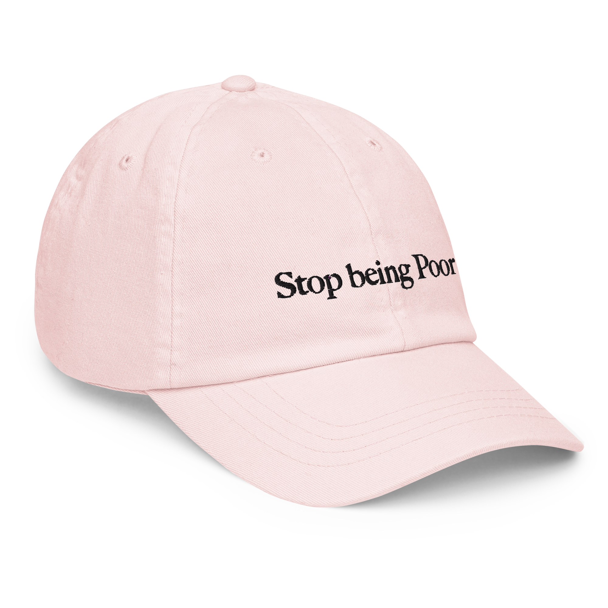 Stop being poor - Pastel Cap