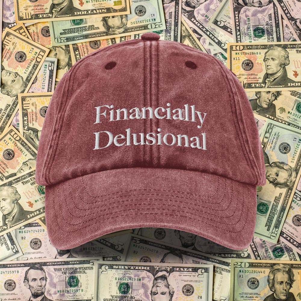 Financially Delusional - Vintage Cap