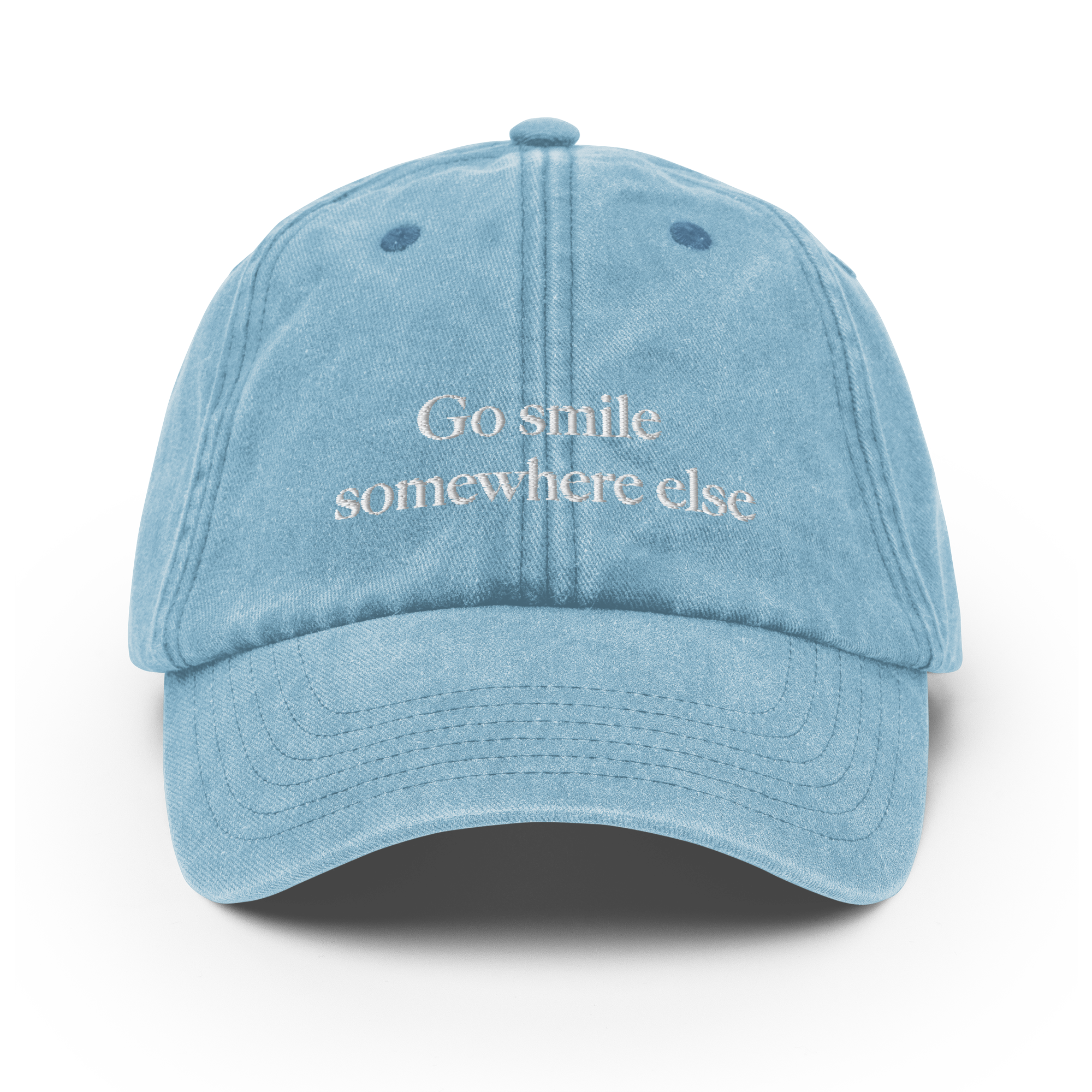 Go smile somewhere else - Vintage Cap