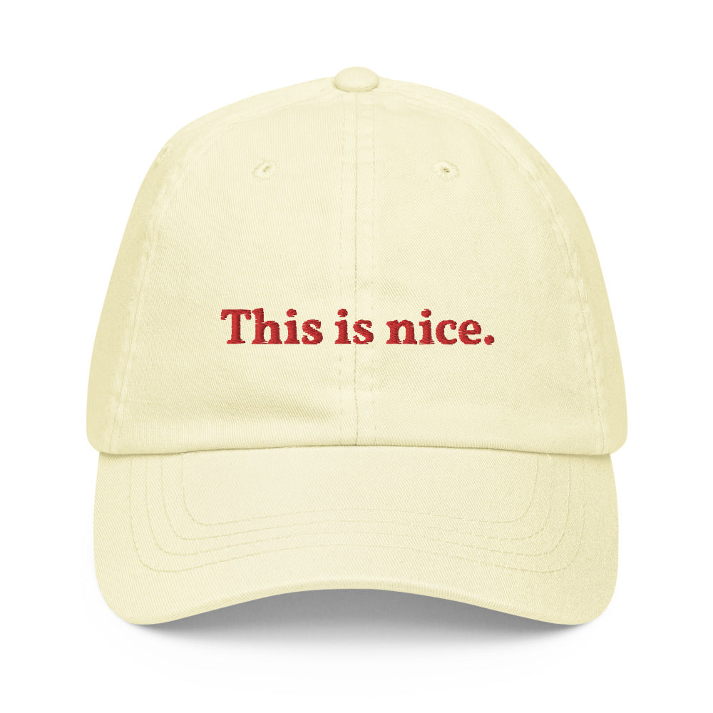 This is nice - Pastel cap