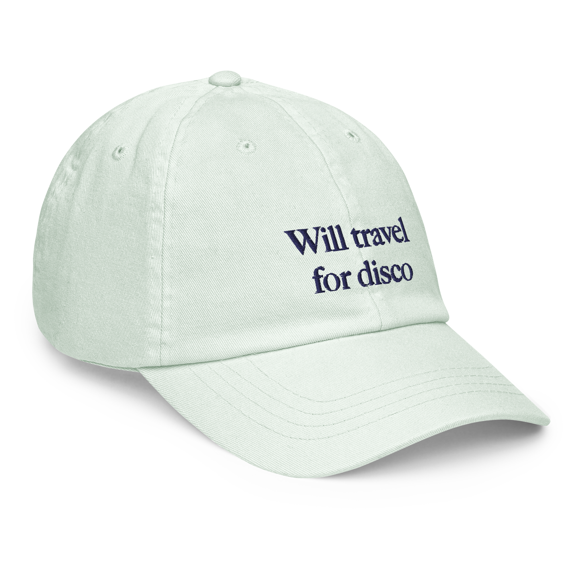 Will travel for disco - Pastel Cap