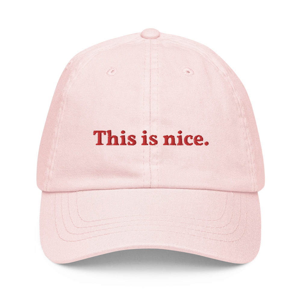 This is nice - Pastel cap