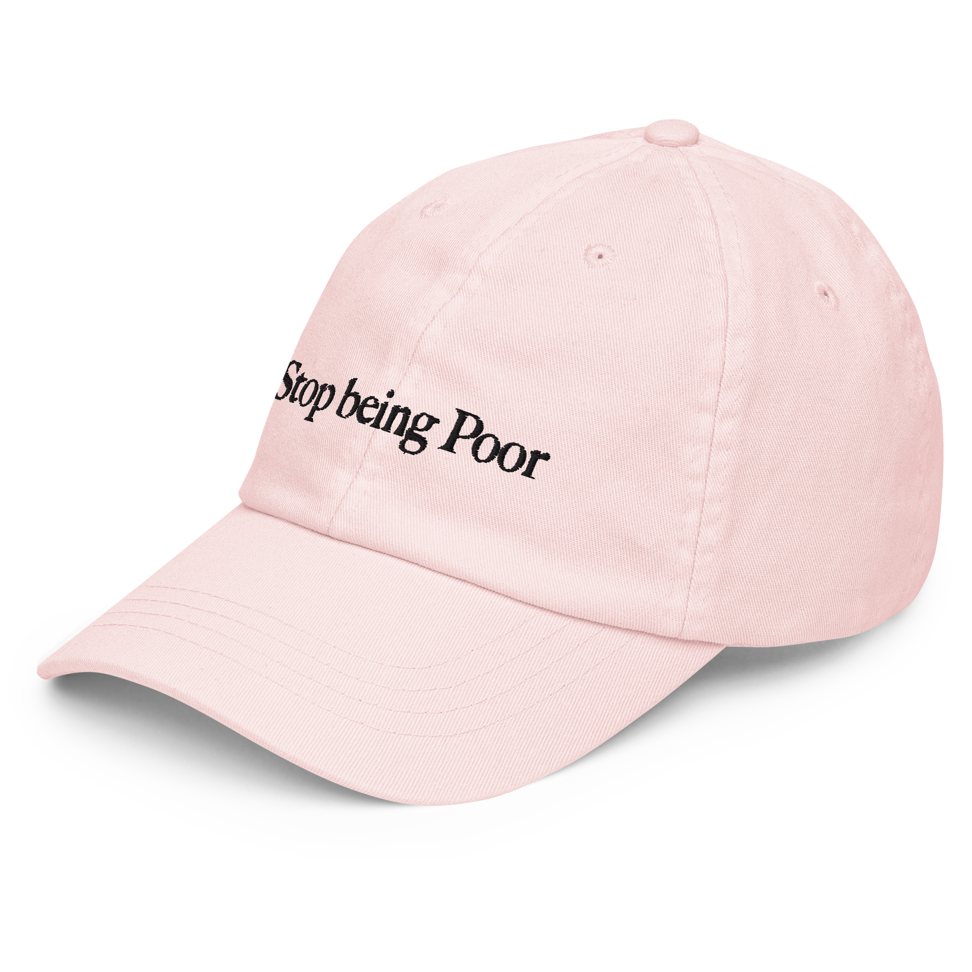 Stop being poor - Pastel Cap